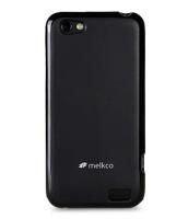 Чехол силиконовый для HTC One V / Primo / T320e Melkco Poly Jacket TPU (Black Mat)