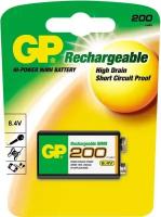 Аккумулятор 200 mAh GP 20R8H-BC1 6F22 1 шт