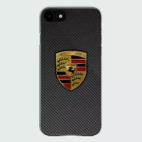 Чехол для iPhone 7 Porche Carbon