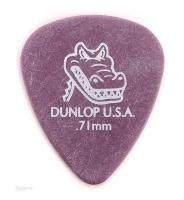 417P.71 Gator Grip Медиаторы, 12шт, толщина 0,71мм, Dunlop