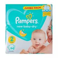 Pampers Подгузники Pampers New Baby-dry Mini (4-8 кг), 94 шт