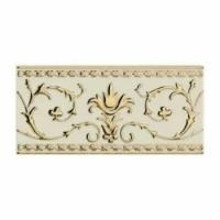 Бордюр Petracers Grand Elegance Gold Narciso A Su Panna 10х20 B NARCIS A 08