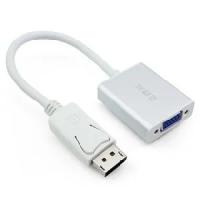 Переходники GC-CVDP11 DisplayPort 20M - VGA 15F Greenconnect, пакет алюминиевый корпус