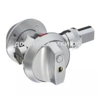 Замок дед-болт Abloy ME156 N ключ-вертушка - Матовый хром