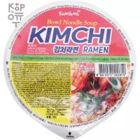 Лапша и рис SamYang Лапша сублимированная SamYang KIMCHI Ramen, со вкусом кимчи, стакан 86гр