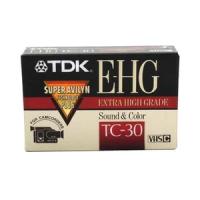 TDK Видеокассета VHS-C TDK E-HG Super Avilyn TC-30 PAL 45 минут