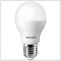 Лампы светодиодные с цоколем Е-14, Е-27 Лампа светодиодная Philips Essential 9W E27 3000K 220V A60 900lm