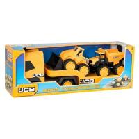 Teamsterz Игрушка HTI Teamsterz JCB Мегаперевозчик с двумя машинками T-Sporter 1416075.V19