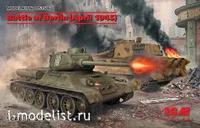 DS3506 ICM 1/35 Битва за Берлин (апрель 1945 г.) (T-34-85, King Tiger)