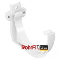 Кронштейн желоба ROHRFIT белый (ПВХ)