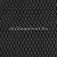 Рулонное ячеистое ПВХ покрытие Зиг-Заг, 0.9x10 м, 5 мм (черный)