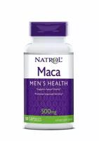 Травы для тестостерона Natrol, Maca, 500 mg, США, 60 капсул