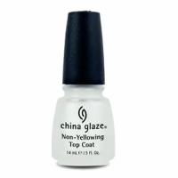 China Glaze, классическое верхнее покрытие Non-Yellowing Top Coat, 14 мл