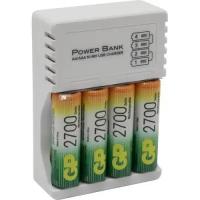 Комплект ЗУ + аккумуляторы Gp Basic Rechargeable CPBA + 4 AA