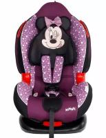 Автокресло Siger Disney Кокон isofix KRES2663 Минни Маус звезды фиолетовый