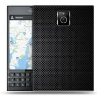 Дизайнерский пластиковый чехол для Blackberry Passport Металл