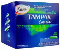 Тампоны Tampax Компак Regular 16шт 1шт