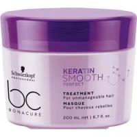 Маска для волос SCHWARZKOPF PROFESSIONAL BC Keratin smooth perfect, 200 мл