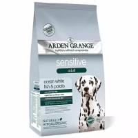 Arden Grange Adult All Breeds Sensitive сухой корм для собак всех пород с чувствительным пищеварением и кожей с рыбой и картофелем