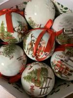 Mister Christmas Набор шаров "Дед Мороз и Олень" (14 штук, диаметр: 7,5 мм)