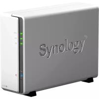 Сетевое хранилище без дисков synology DS120j, белый