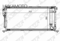 SAT ST-MBW4-394-0 Радиатор MITSUBISHI Lancer (2000-) кондиционера