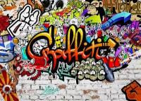 Моющиеся виниловые фотообои Граффити. Graffiti, 211х150 см