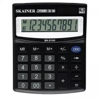 Калькулятор настольный, 10 разрядов, питание двойное, 125*100*25 мм SKAINER SK-310II - 1 шт