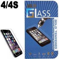 Защитное стекло на экран MLD Glass для iPhone 4/4S