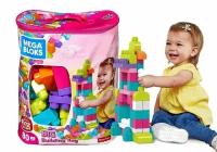Конструктор для малышей Блоки Fisher-Price Mattel Mega Bloks 80 шт