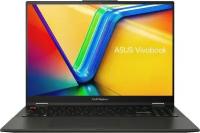 Ноутбук Asus Vivobook S 16 Flip TN3604YA-MC094W Ryzen 5 7530U 8Gb SSD256Gb AMD Radeon Vega 7 16 IPS Touch WUXGA (1920x1200) Windows 11 Home, черный WiFi BT Cam (90NB1041-M003Z0)