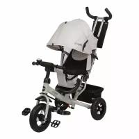 Велосипед Moby Kids 3-х колесный, Comfort, колеса 10"/8", AIR, серый