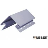 Наружный угол для винилового сайдинга Fineber (Файнбир) Classic (Классик) Color Серо-голубой