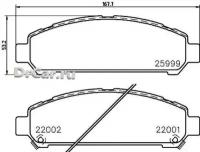 TEXTAR Колодки тормозные дисковые TOYOTA VENZA GGV1, AGV1 2.7