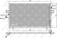 STELLOX 1045473SX Радиатор кондиционера nissan maxima qx 2.0 3.0 00 STELLOX 10-45473-SX