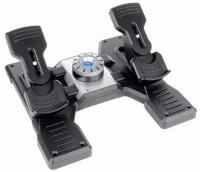 Контроллер для игровых авиасимуляторов Logitech G Flight Rudder Pedals (педали управления рулём и ножным тормозом для авиасимуляторов) (M/N: J-U0005)