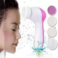 MS-068 Массажер Beauty Device для лица 5 в 1 (розовый)