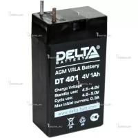 Аккумулятор DELTA DT-401 (4В, 1Ач / 4V, 1 Ah) для слаботочных систем, фонариков