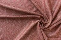 Ткань шелк с шерстью рыже-терракотовый меланж