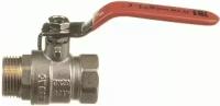 Кран шаровой TeRma RED 3/4" вн ручка- рычаг 26122