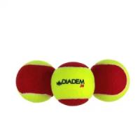 51410-78438 Мяч теннисный детский DIADEM Stage 3 Red Ball, арт. BALL-CASE-RED, упаковка 3 штуки, фетр, желтый-красный