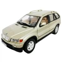 BMW X5 2001 года 1:24 коллекционная металлическая модель автомобиля MotorMax 73254 gold