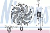 NISSENS Вентилятор двигателя