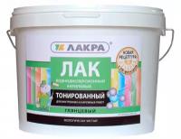 Лак Лакра водный тонированный орех 0,9кг