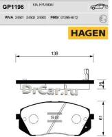 SANGSIN BRAKE Колодки тормозные передние SANGSIN BRAKE GP1196