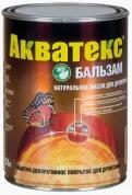 Натуральное масло для древесины Акватекс-Бальзам лиственница 0,75л