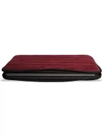 Bustha для Macbook Air/Pro 13"/14" (18/22) чехол Puffer Sleeve Suede/Leather (Maroon)