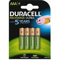 Аккумулятор ААА Duracell HR03-4BL 850/900мА/ч Ni-Mh в блистере 4шт