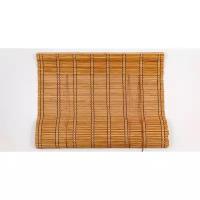 Бамбуковая рулонная штора Магеллан, 90×220 см, цвет коричневый