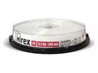 Оптический диск Mirex DVD+R 8.5 Gb, UL130062A8L, Dual Layer (10 шт)